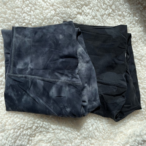 2 lululemon align leggings size 6 camo and Astro - Picture 1 of 4